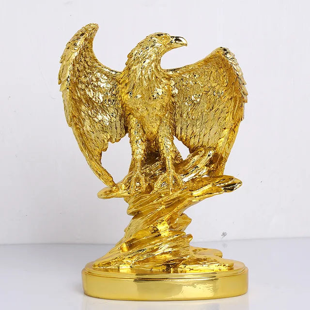 Bronze Adler Skulptur mit Detailliertem Design für Wohn- und Büroräume