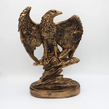Bronze Adler Skulptur mit Detailliertem Design für Wohn- und Büroräume