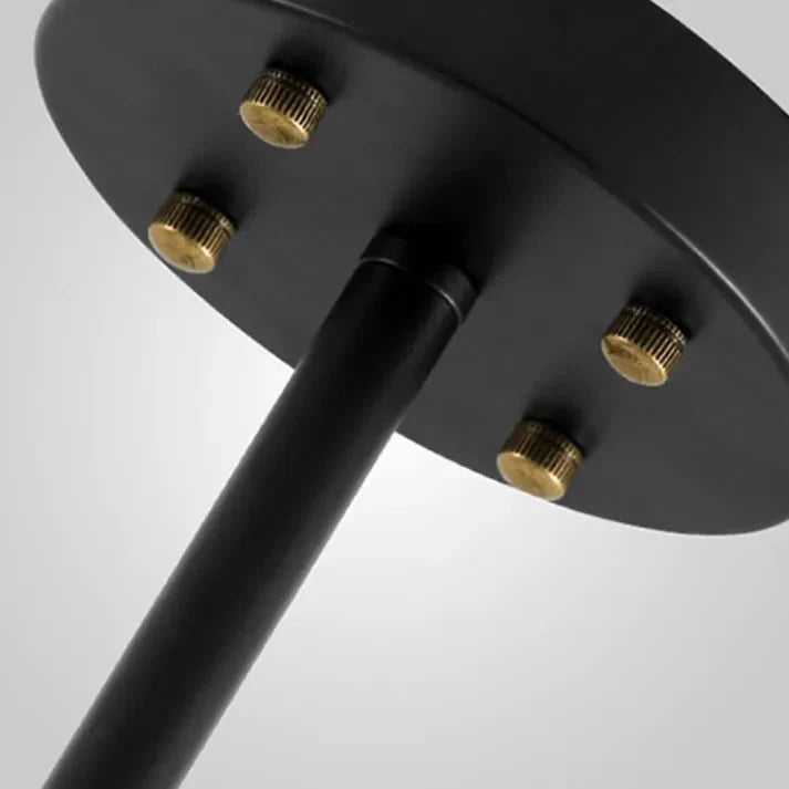 Sputnik Deckenleuchte aus Glas mit verzweigten Armen und Blasenglas-Kugeln für Wohn- und Esszimmer