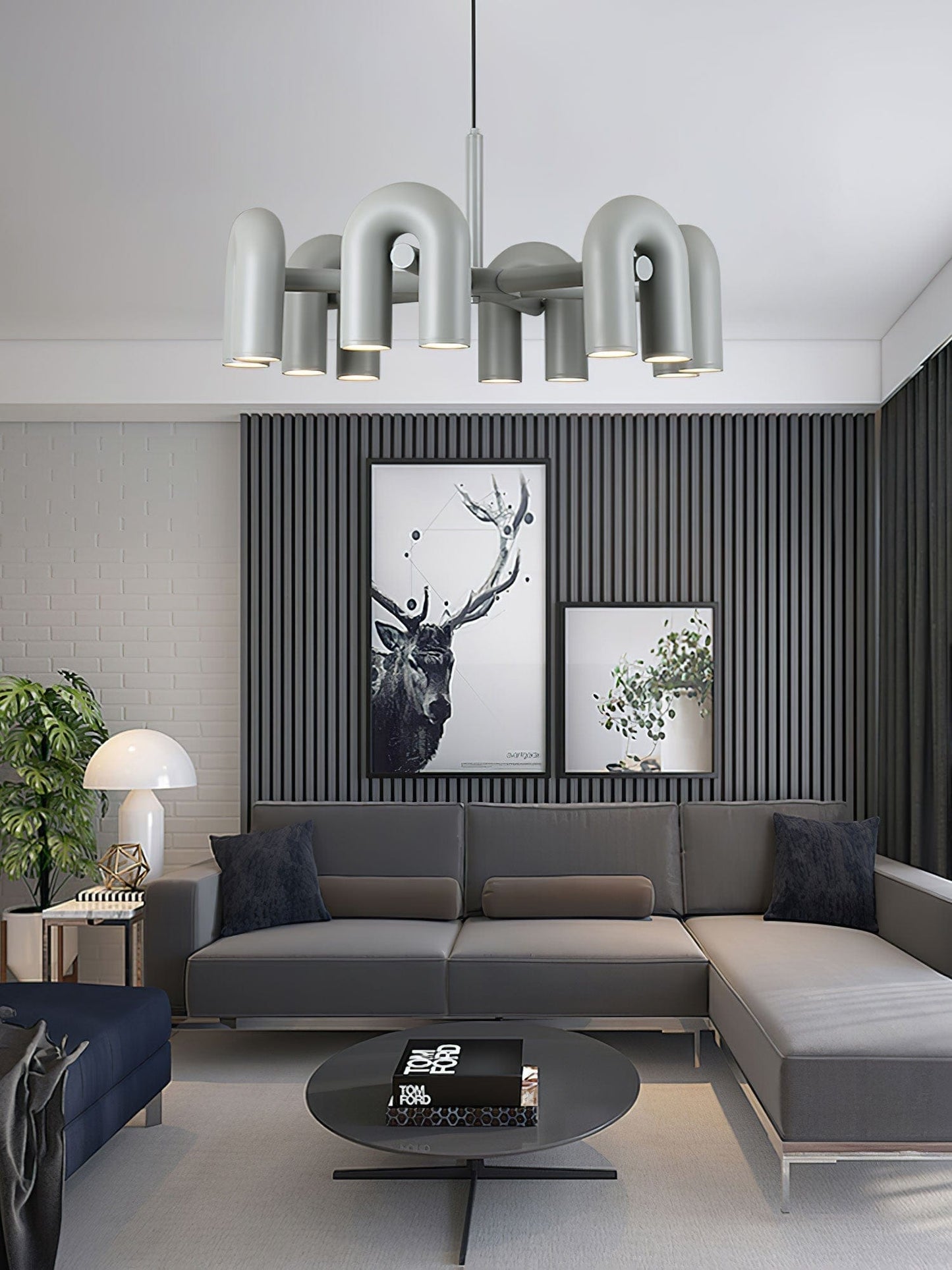 Modulare LED-Deckenleuchte mit verstellbaren Armen für individuelle Beleuchtung