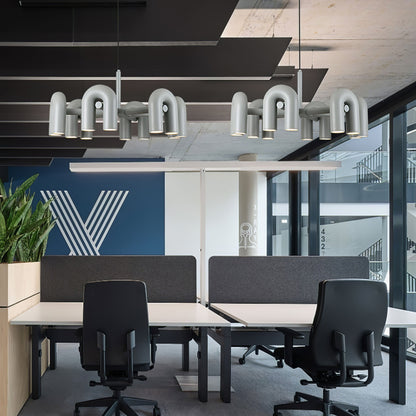 Modulare LED-Deckenleuchte mit verstellbaren Armen für individuelle Beleuchtung