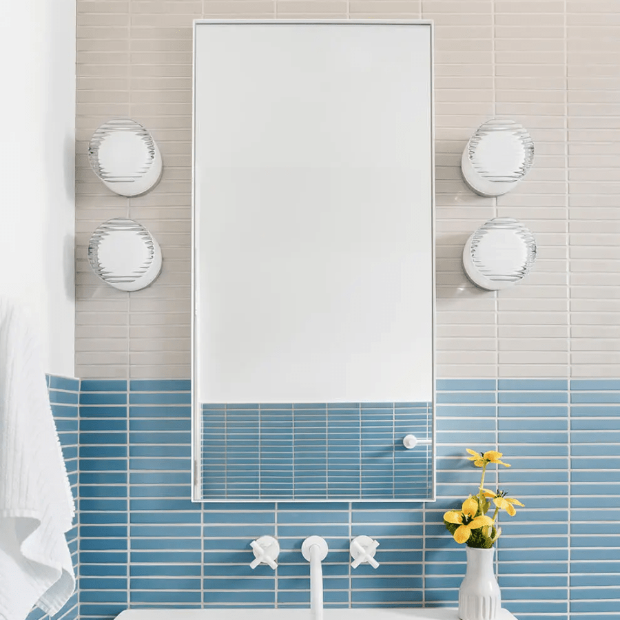 Runde LED-Wandlampe mit mattem Glasdiffusor für Schlafzimmer, Flur und Wohnzimmer