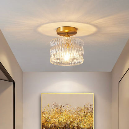 Deckenlampe Glas Retro