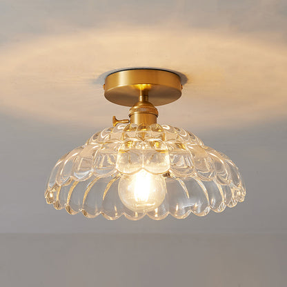 Deckenlampe Glas Retro