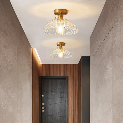 Deckenlampe Glas Retro