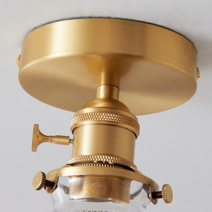 Deckenlampe Glas Retro