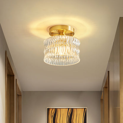 Deckenlampe Glas Retro