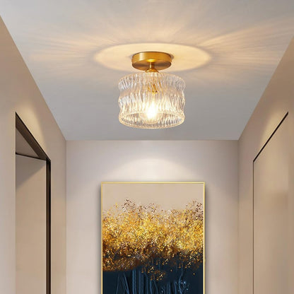 Deckenlampe Glas Retro