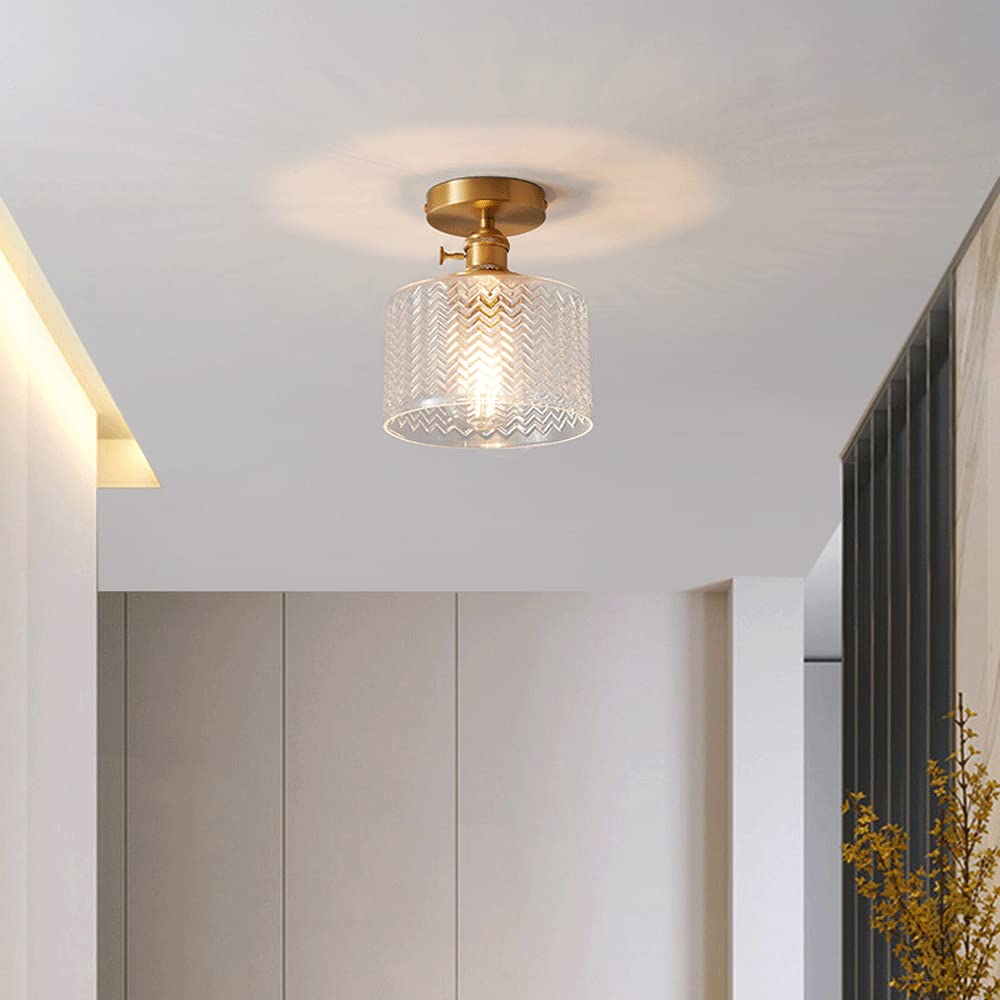 Deckenlampe Glas Retro