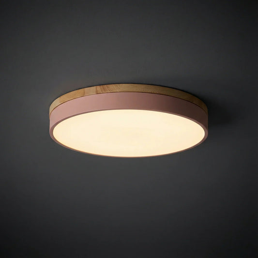 Deckenlampe LED mit Holzoptik