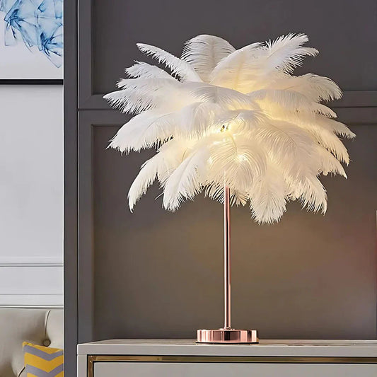 Federlampe Baumform