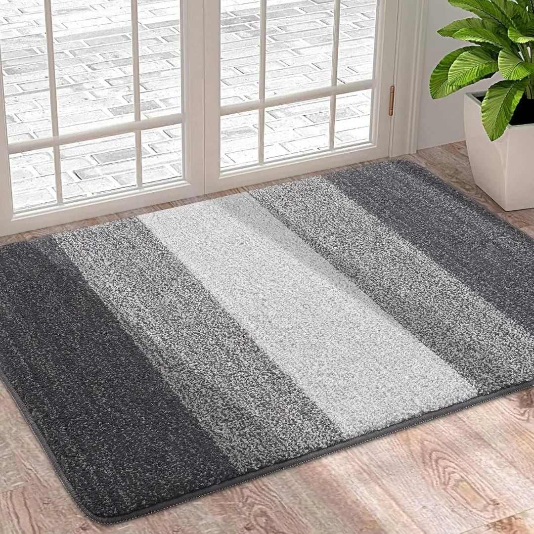 Fußmatte gestreift Polyester
