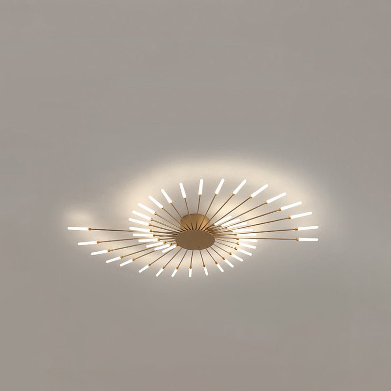 LED-Deckenleuchte mit modernem Feuerwerksdesign für Wohn- und Esszimmer