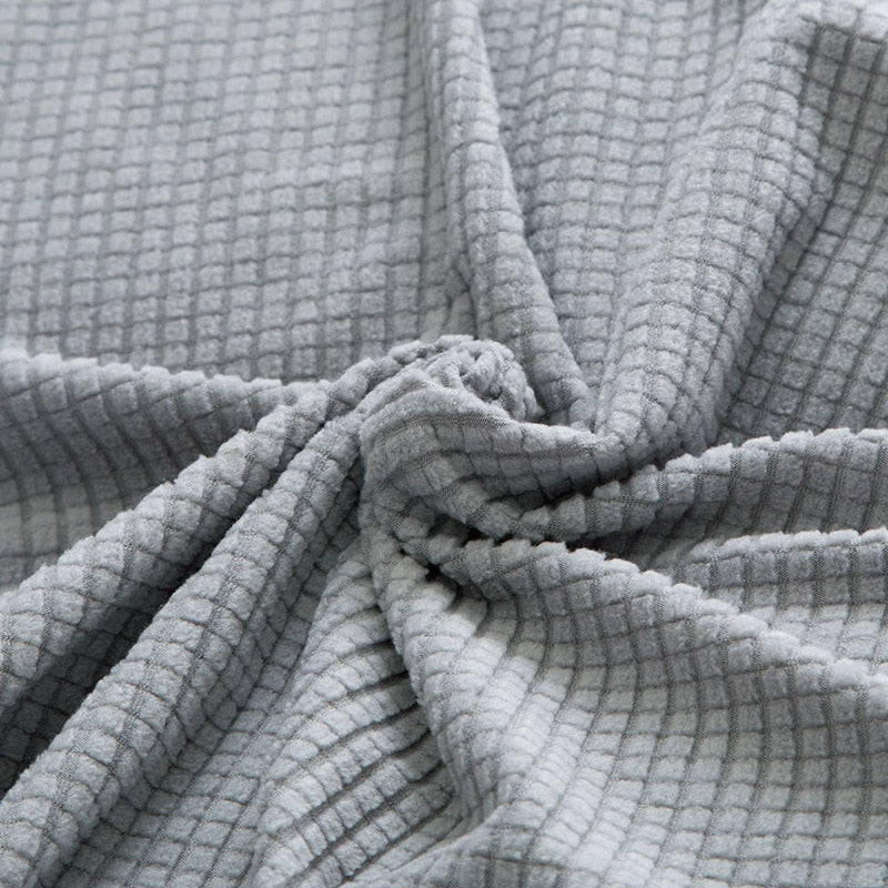 Stretch-Sofahusse mit elastischem Sitzbezug und rutschfestem Saum für umfassenden Sofaschutz