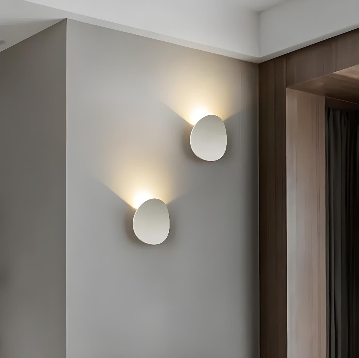 LED Wandleuchte aus Aluminium mit modernem Design für Innenräume