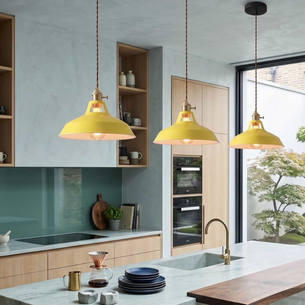 Industrielle Pendelleuchte