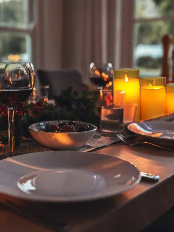 LED Teelichter Set mit flammenlosem Licht für Innenräume – 24 Stück warmweiß