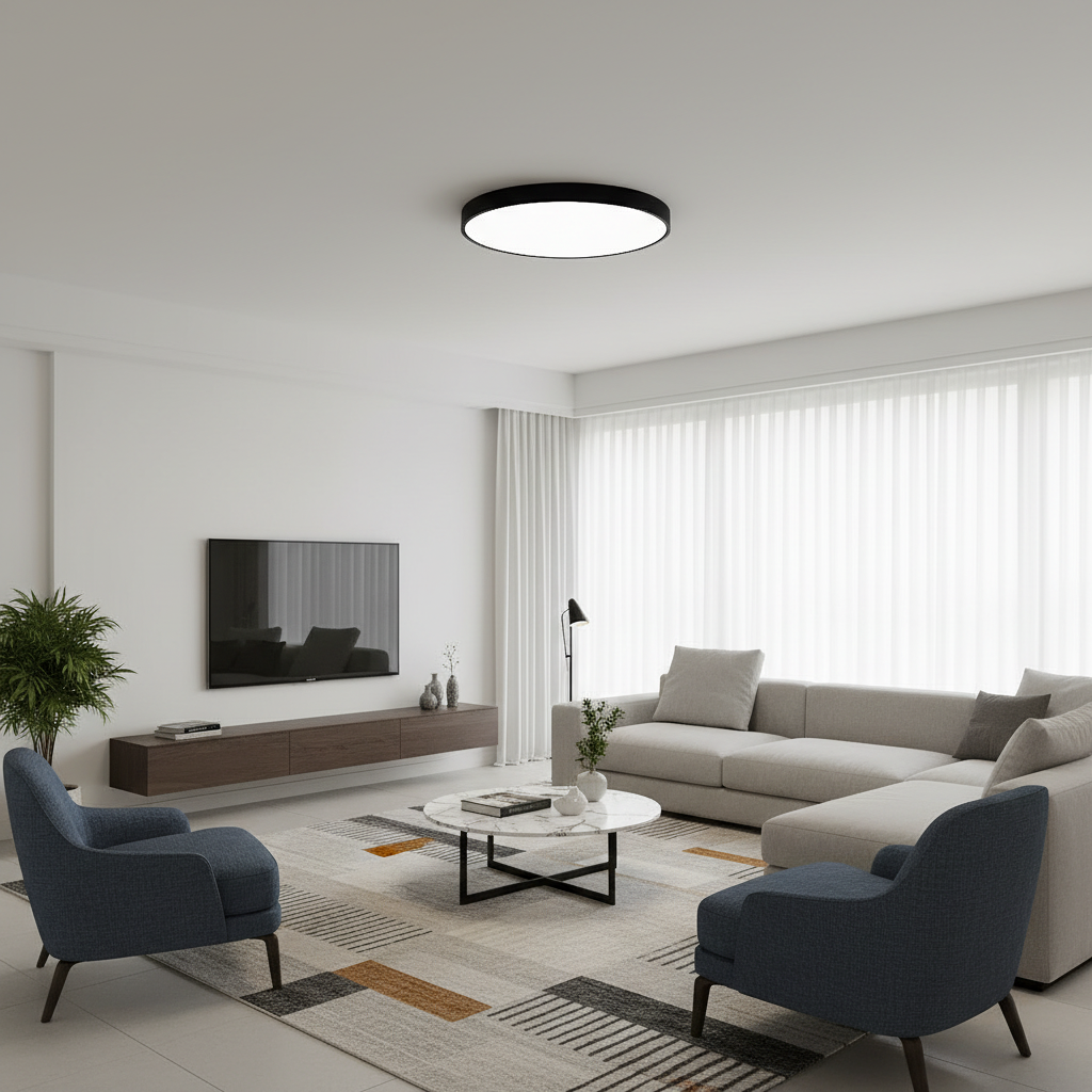 LED Deckenleuchte rund