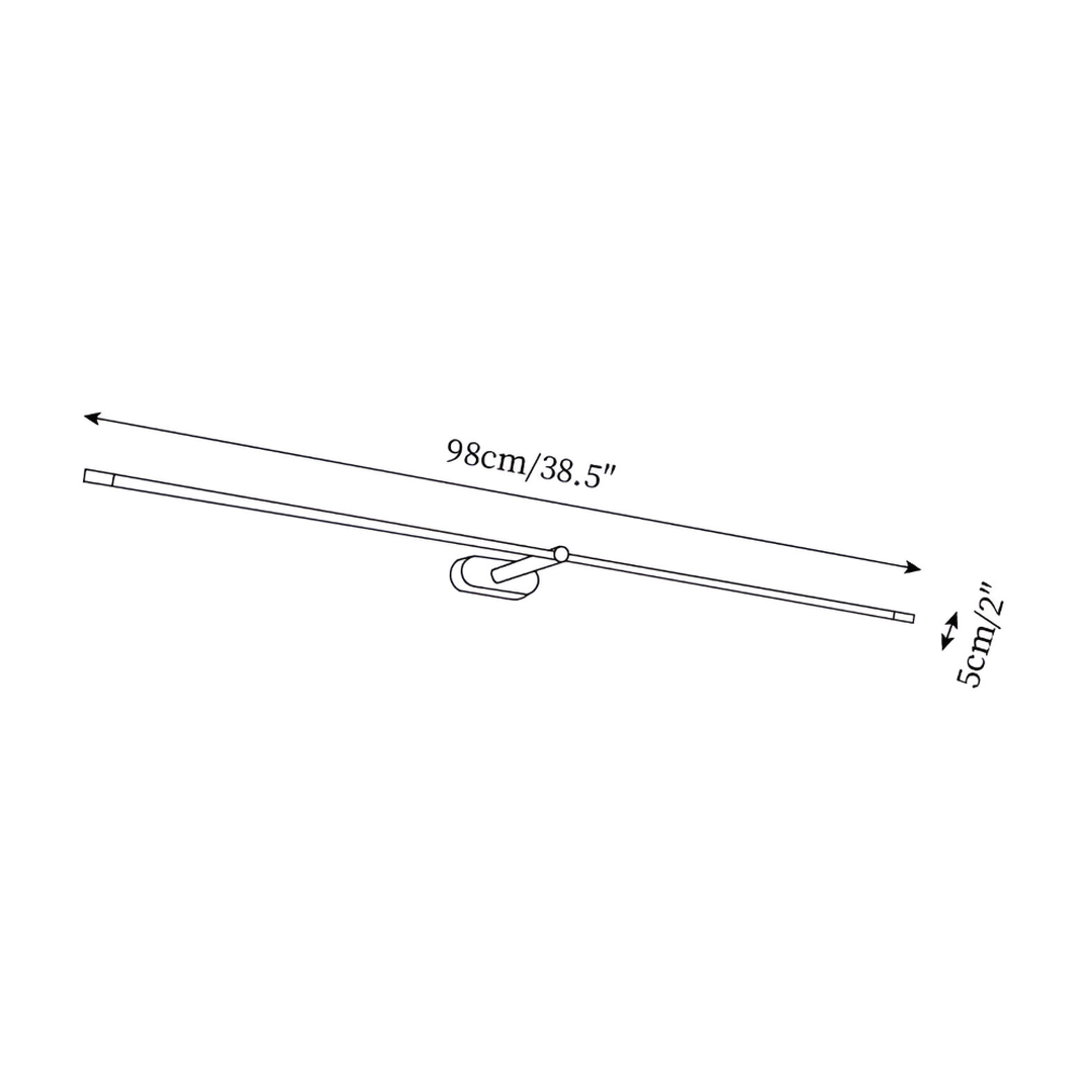LED Wandleuchte lang