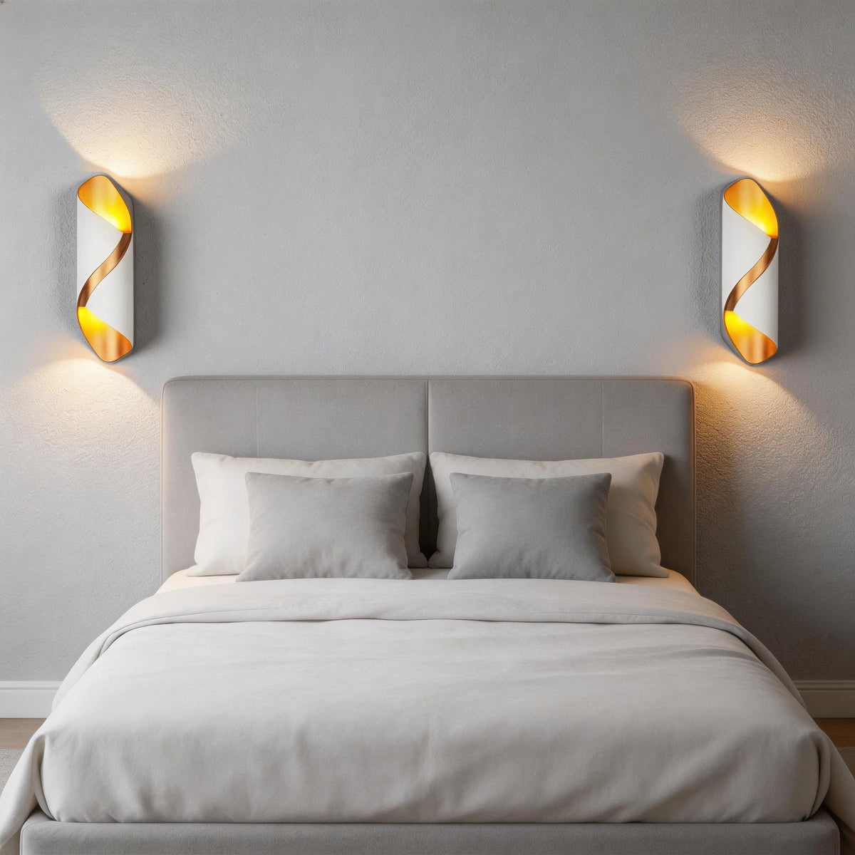 LED Wandleuchte Spiraldesign