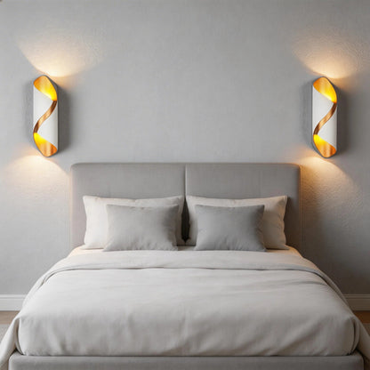 LED Wandleuchte Spiraldesign
