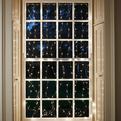 Lichtervorhang 200 LED warmweiß