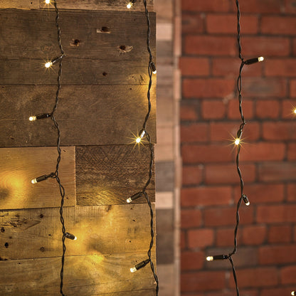 Lichtervorhang 2x2 m warmweiß