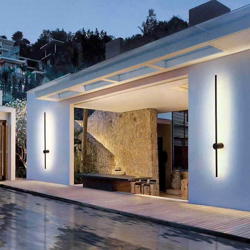 LED Außenleuchte mit Stromanschluss für Garten- und Wegebeleuchtung