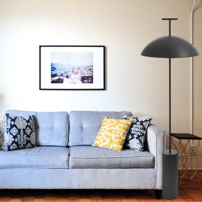 Minimalistische LED-Stehleuchte mit rundem Lampenschirm und 6–10W Lichtleistung