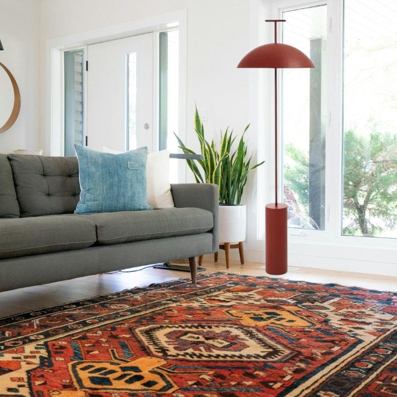 Minimalistische LED-Stehleuchte mit rundem Lampenschirm und 6–10W Lichtleistung