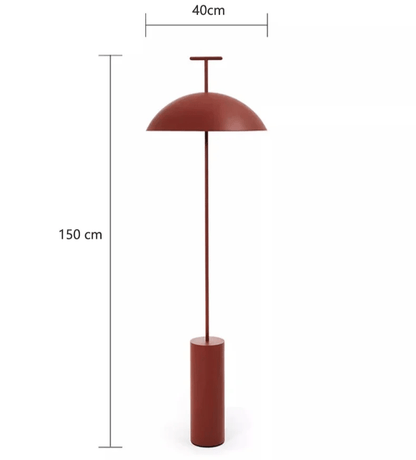 Minimalistische LED-Stehleuchte mit rundem Lampenschirm und 6–10W Lichtleistung