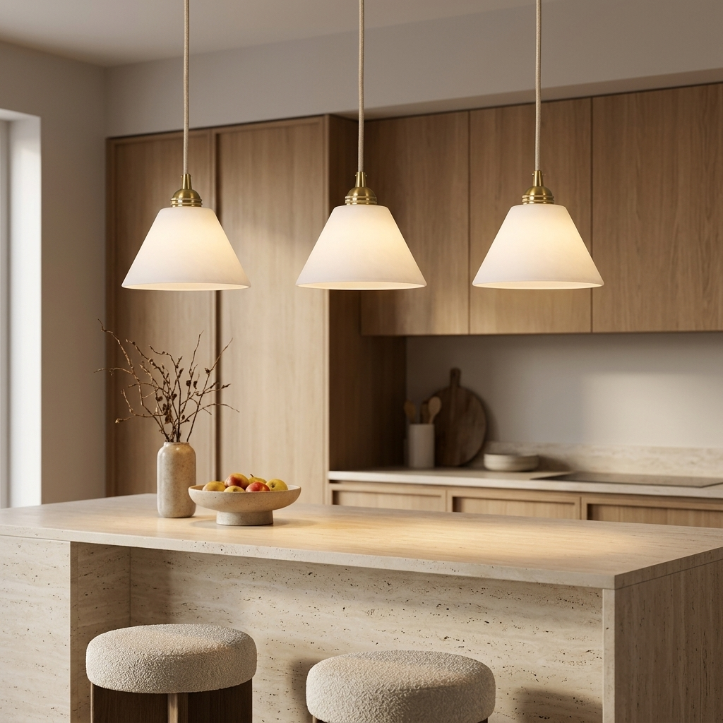 Pendelleuchte Alabaster