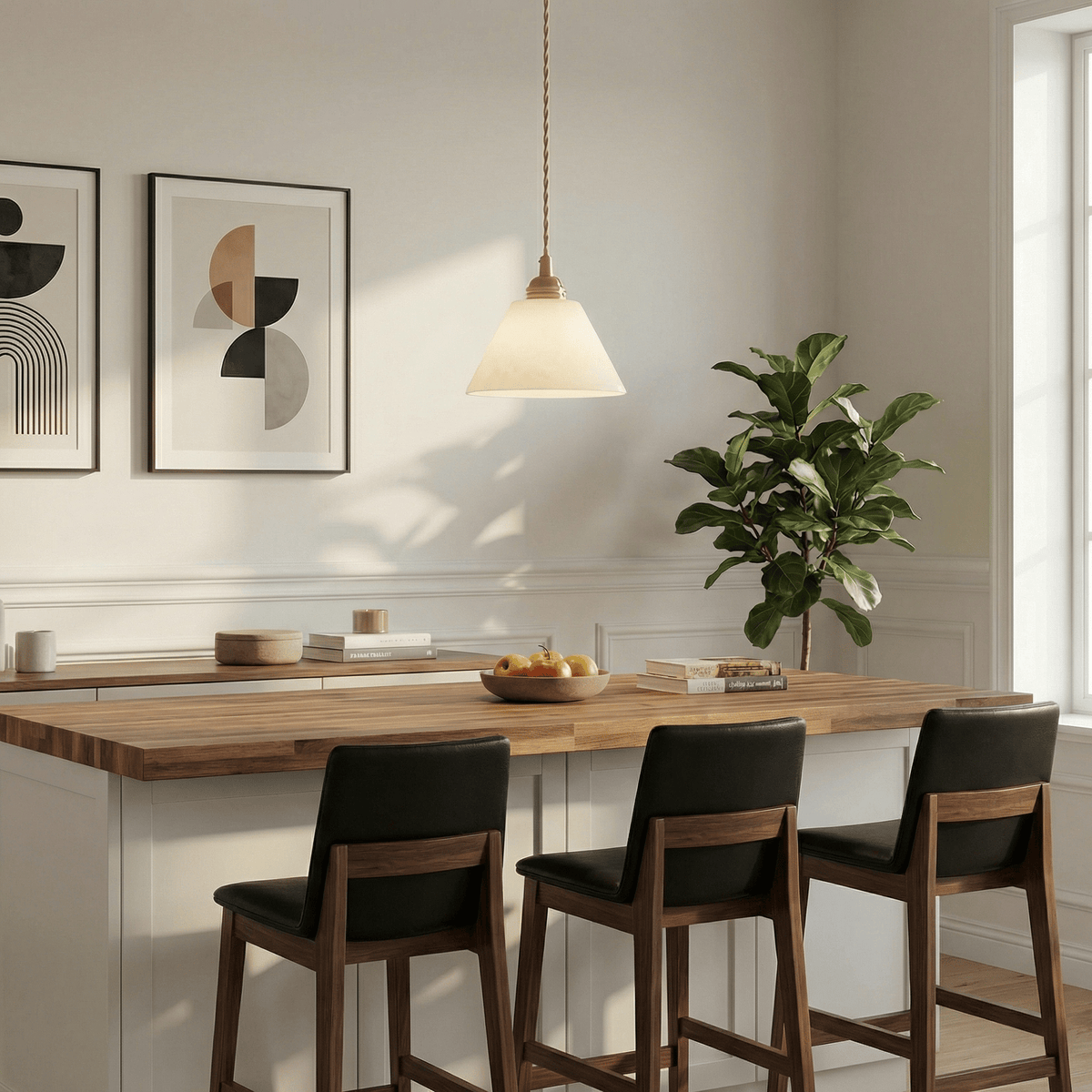 Pendelleuchte Alabaster
