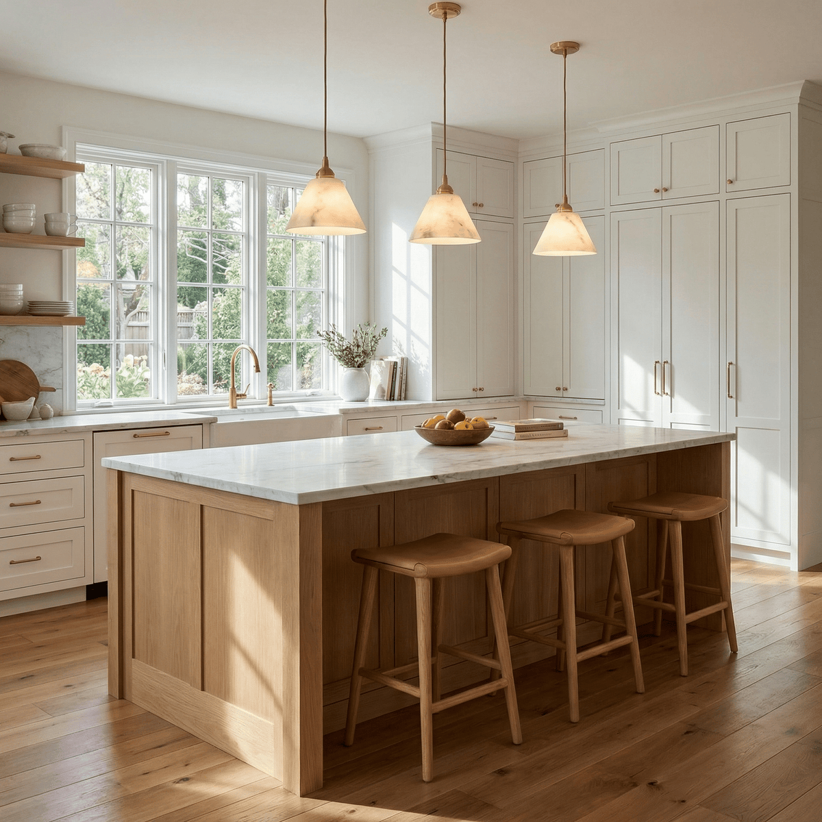 Pendelleuchte Alabaster