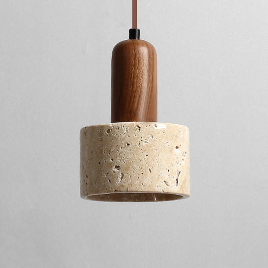 Pendelleuchte Beige Braun