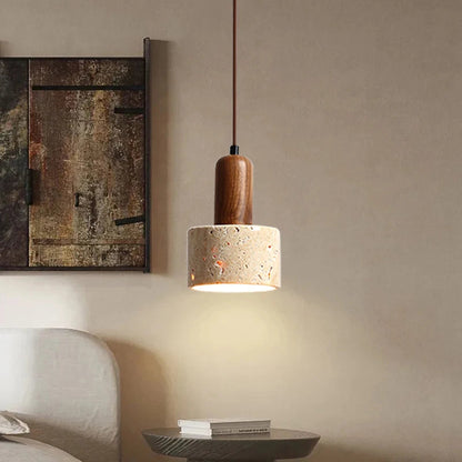 Pendelleuchte Beige Braun