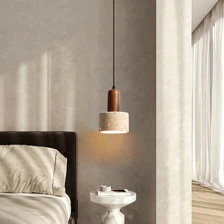 Pendelleuchte Beige Braun