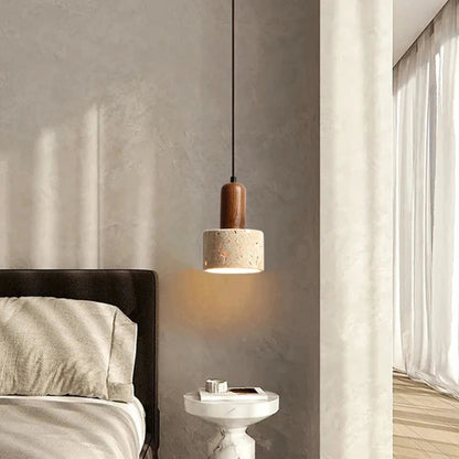 Pendelleuchte Beige Braun
