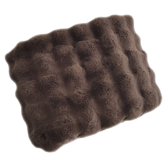 Plaid gewelltes Muster braun