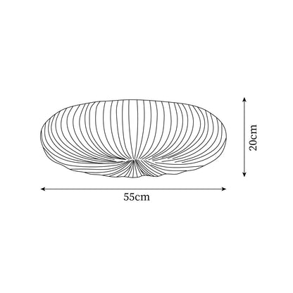 LED Deckenleuchte mit Fernbedienung und Dimmfunktion für Wohnzimmer, Schlafzimmer und Flur