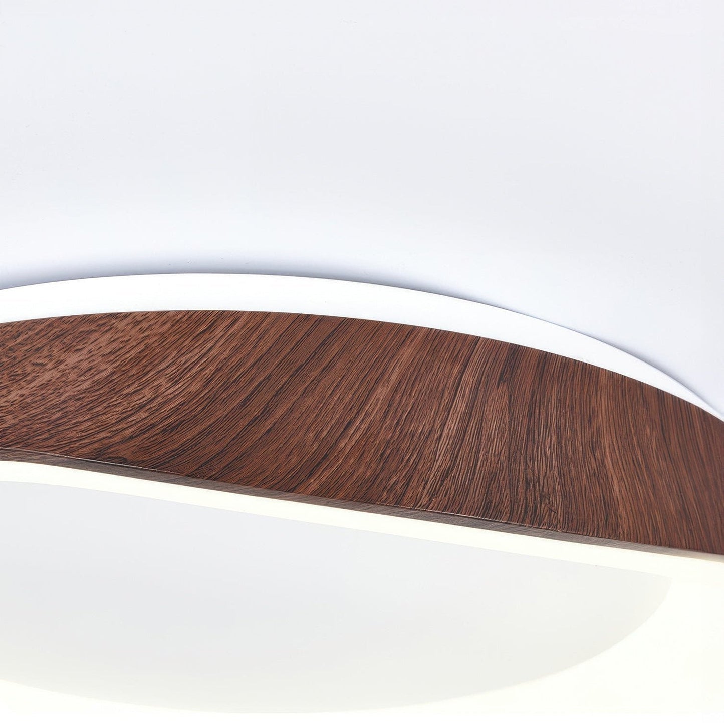 Deckenleuchte Nordic Wood-Grain LED Ø 40 / 50 / 60 cm für Wohnzimmer- und Schlafzimmerbeleuchtung