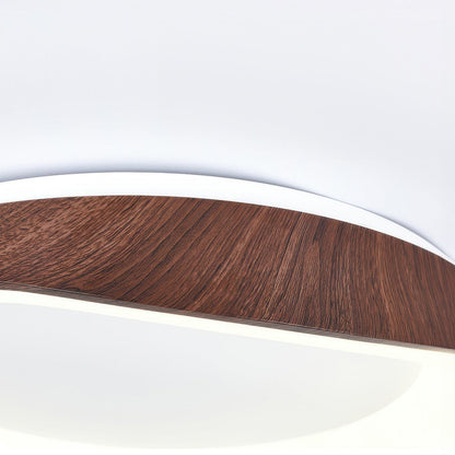 Deckenleuchte Nordic Wood-Grain LED Ø 40 / 50 / 60 cm für Wohnzimmer- und Schlafzimmerbeleuchtung
