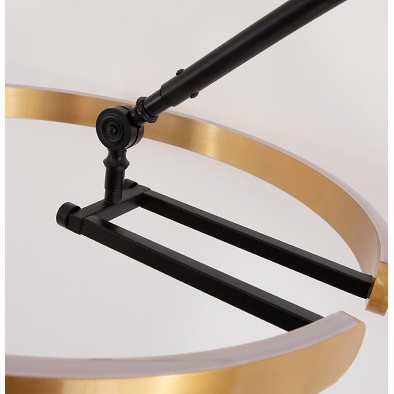 Stehende LED-Designlampe aus Aluminium mit E27-Fassung für Wohnzimmer und Schlafzimmer