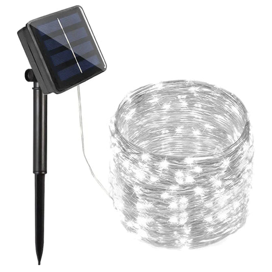 Solar-Lichterkette mit Erdspieß