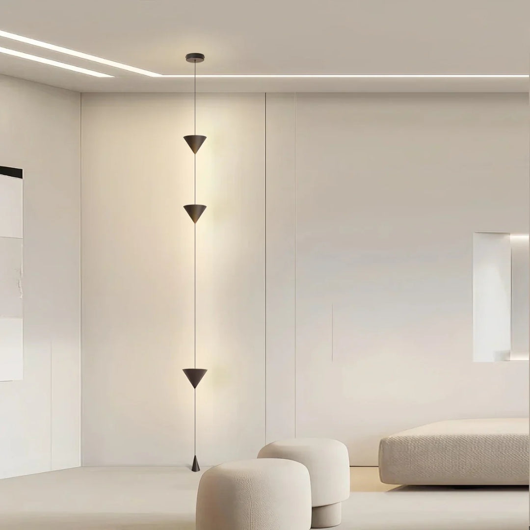 Stehlampe konisch floor-to-ceiling