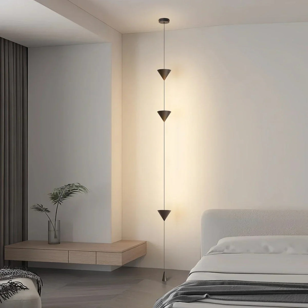 Stehlampe konisch floor-to-ceiling