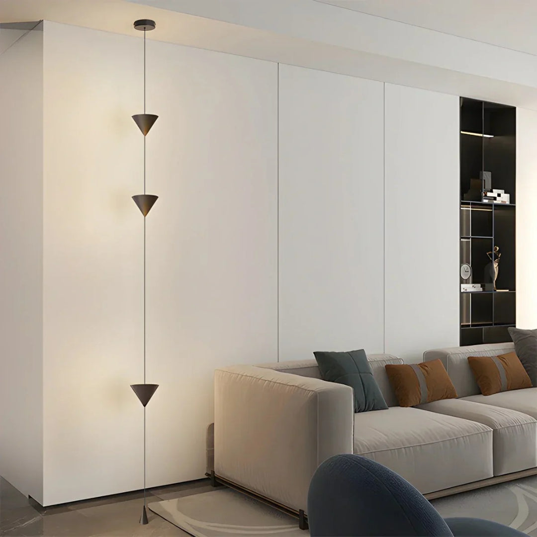 Stehlampe konisch floor-to-ceiling