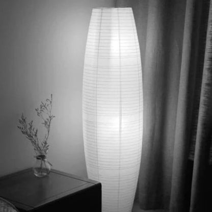 Stehlampe Papier Säulenform