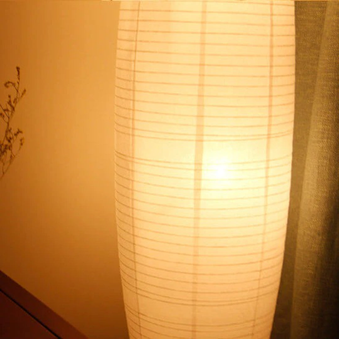 Stehlampe Papier Säulenform