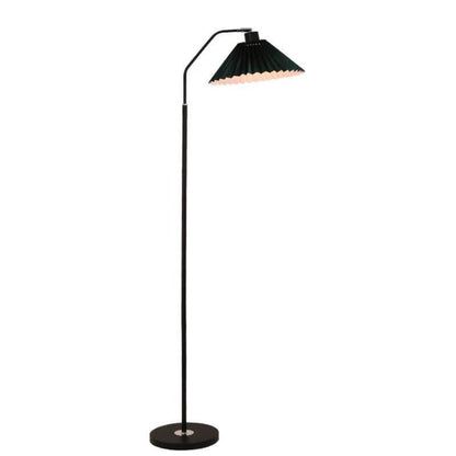 Stehlampe plissierter Schirm